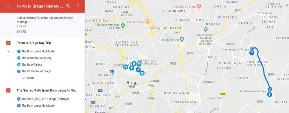 Braga Map