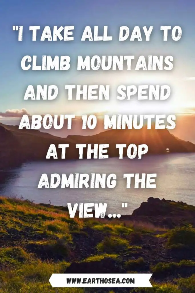 Mountain Quotes Instagram