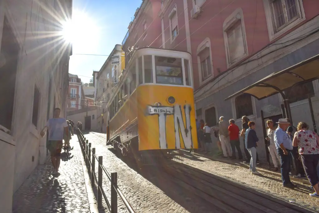 tram in Lisbon