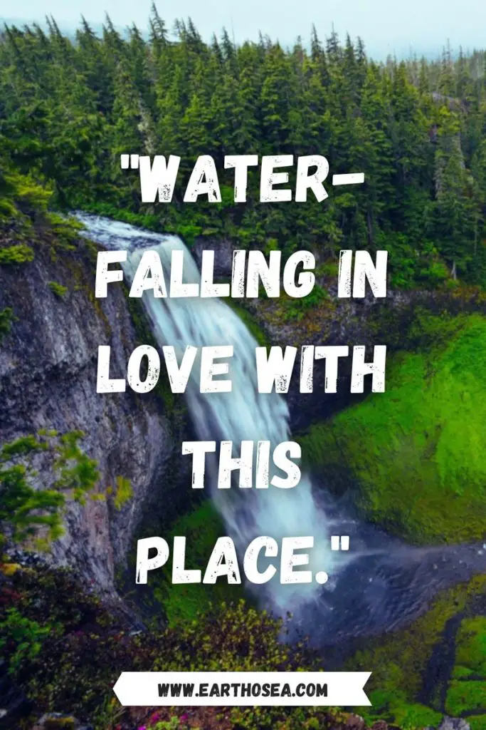 Waterfalls quote love