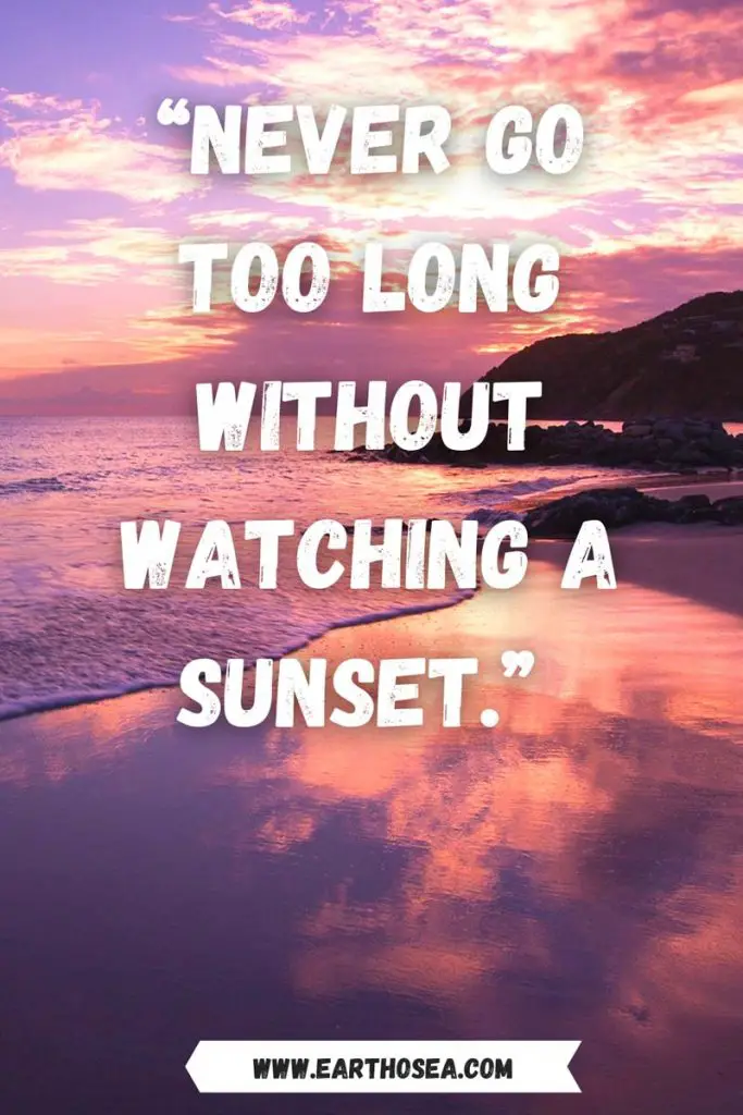 Sunset quotes short